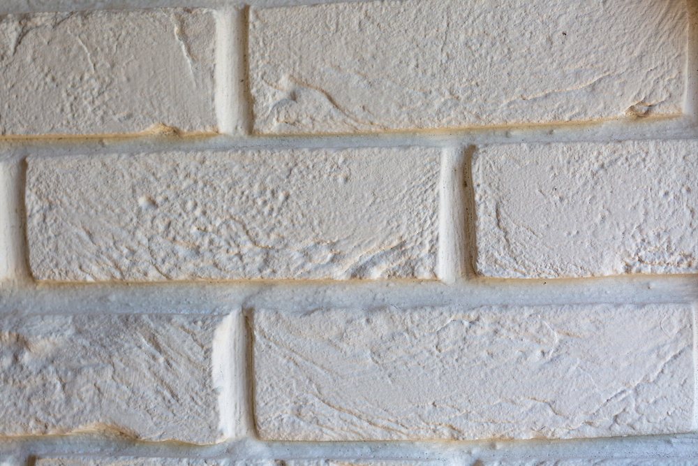 White decorative bricks